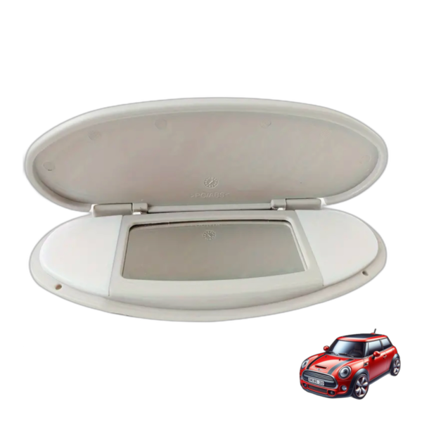 Sun visor mirror with cover for MINI R56 R60