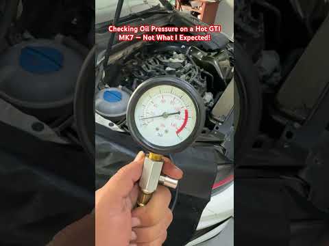Oil Pressure test on a Hot GTI MK7  Not What I Expected! Almost all changed