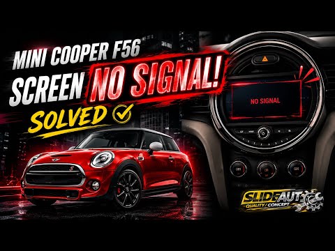 MINI Cooper F56 Screen Says NO SIGNAL?! SOLVED!